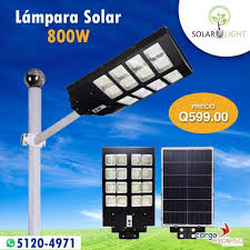 Farola Solar Gigante LED Exterior 800W